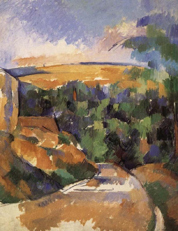 Paul Cezanne Road corner France oil painting art